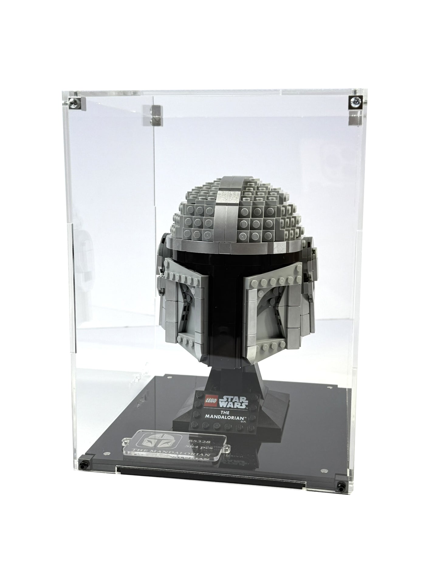 Vitrina para LEGO® Star Wars™ 75328 – Casco del Mandaloriano (The Mandalorian™)