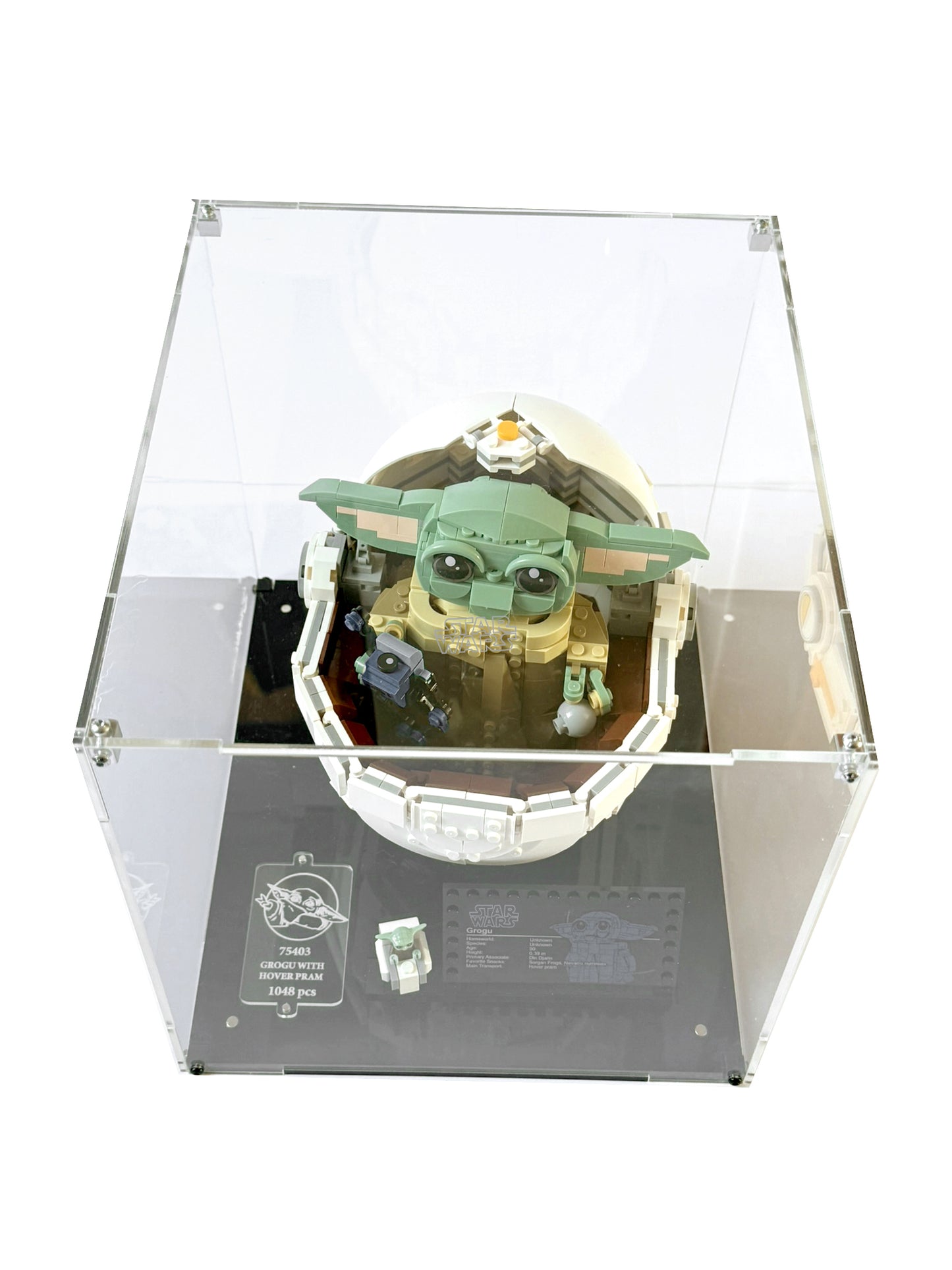 Vitrina LEGO® Star Wars™ 75403 – Grogu™ con Aerocuna