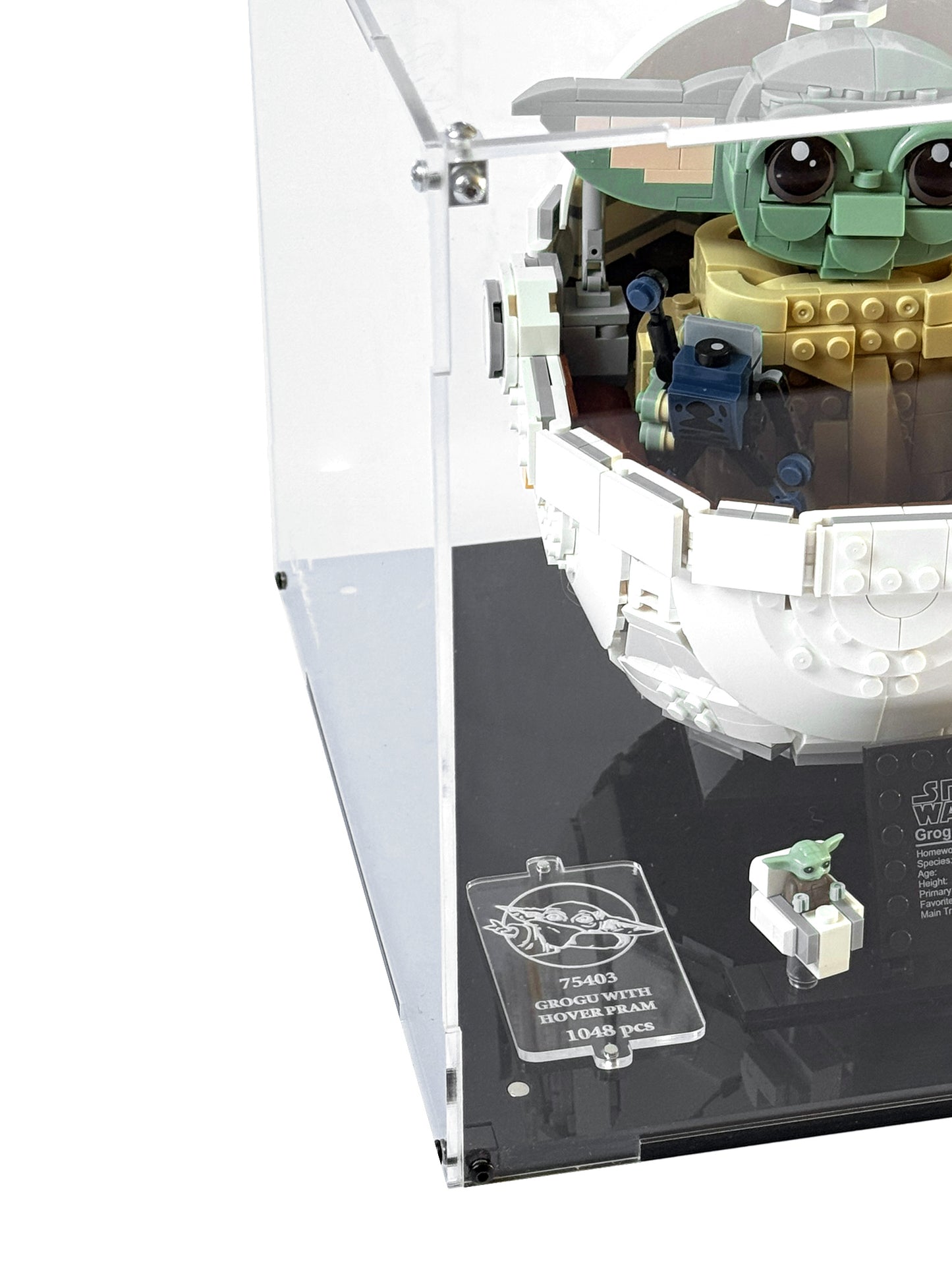 Vitrina LEGO® Star Wars™ 75403 – Grogu™ con Aerocuna