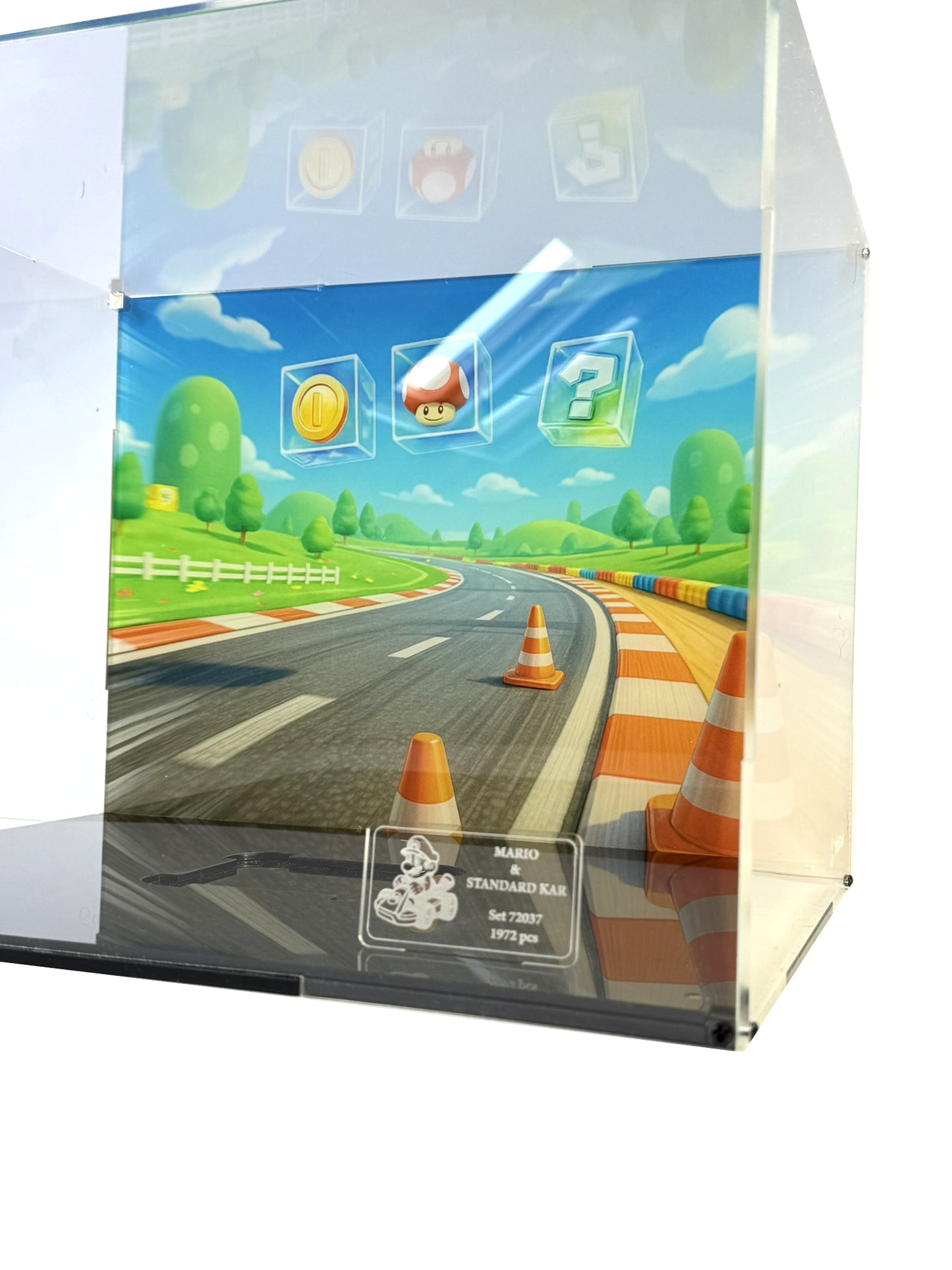 Vitrina para LEGO® Super Mario™ Mario Kart™ 72037 – Mario y Kart estándar