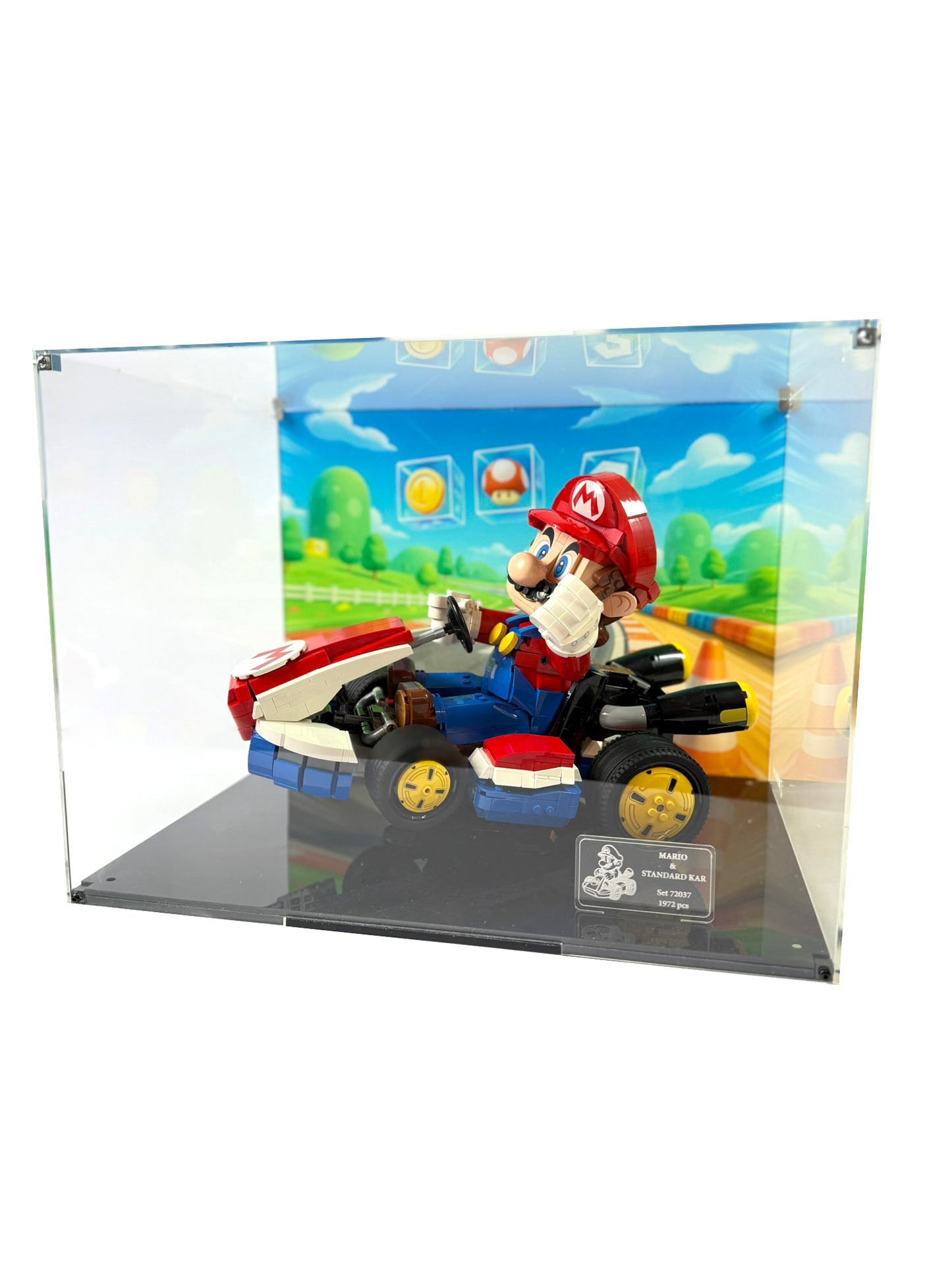 Vitrina para LEGO® Super Mario™ Mario Kart™ 72037 – Mario y Kart estándar