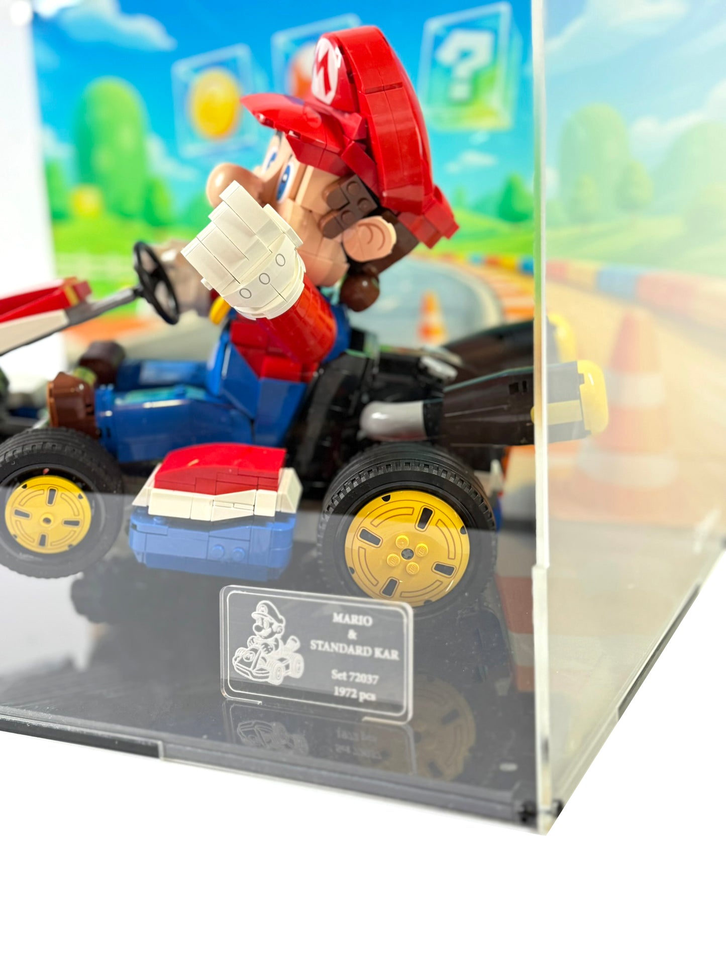 Vitrina para LEGO® Super Mario™ Mario Kart™ 72037 – Mario y Kart estándar