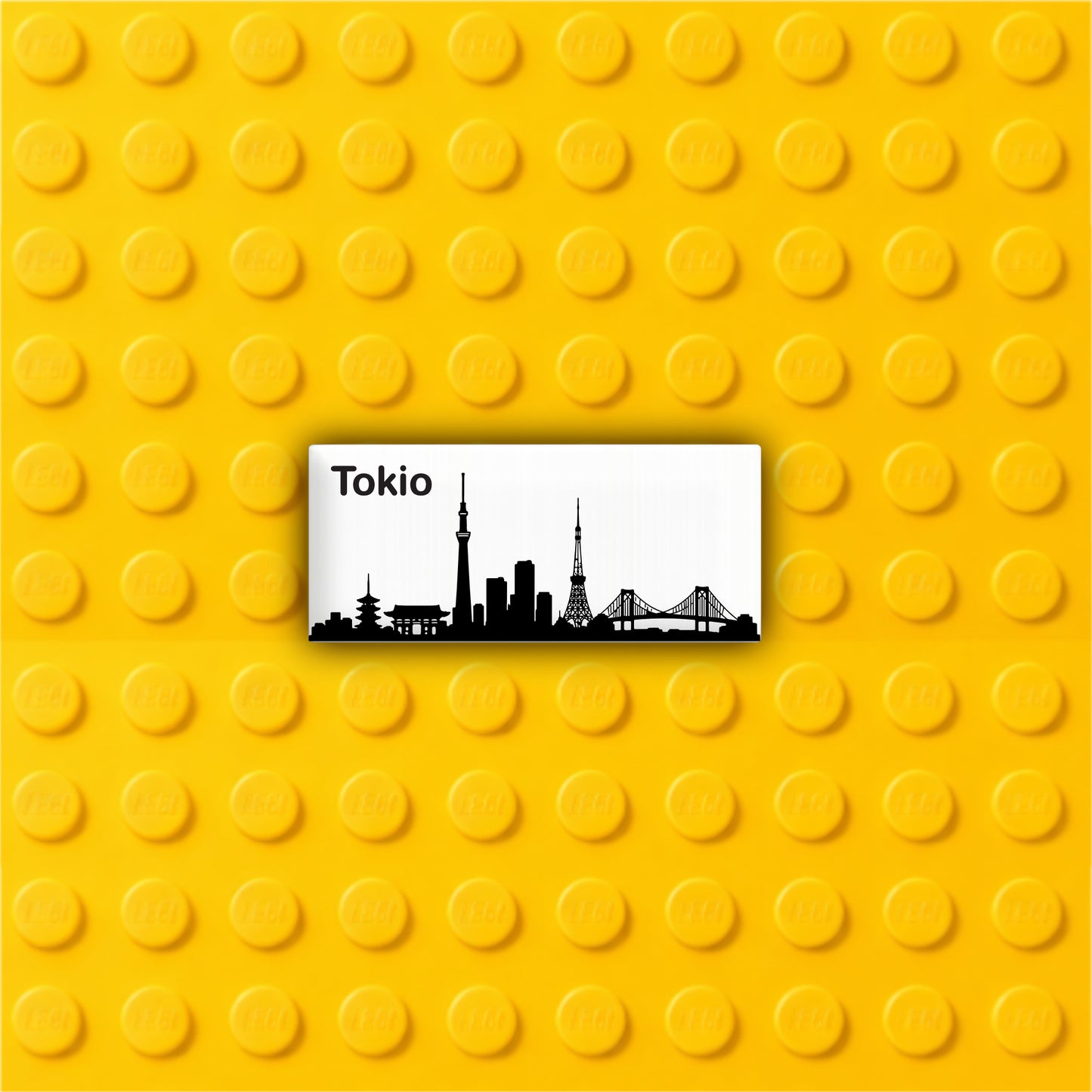 BrickCase Skyline Tiles – Ciudades del Mundo (Tile LEGO® 2x4 Personalizado)