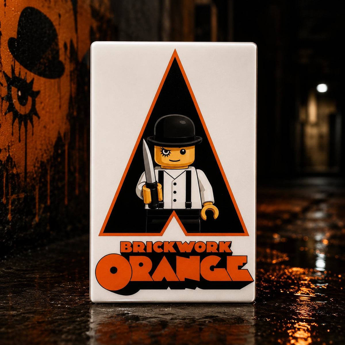 Brickwork Orange - Tile LEGO® 2x3 personalizada