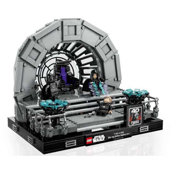 Vitrina para LEGO® Star Wars™ 75352 – Diorama: Sala del Trono del Emperador
