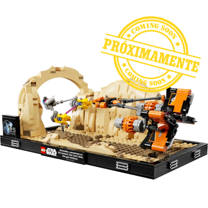 Vitrina para LEGO® Star Wars™ 75380 – Diorama: Carrera de Vainas de Mos Espa