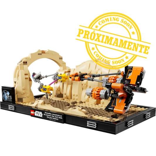 Vitrina para LEGO® Star Wars™ 75380 – Diorama: Carrera de Vainas de Mos Espa