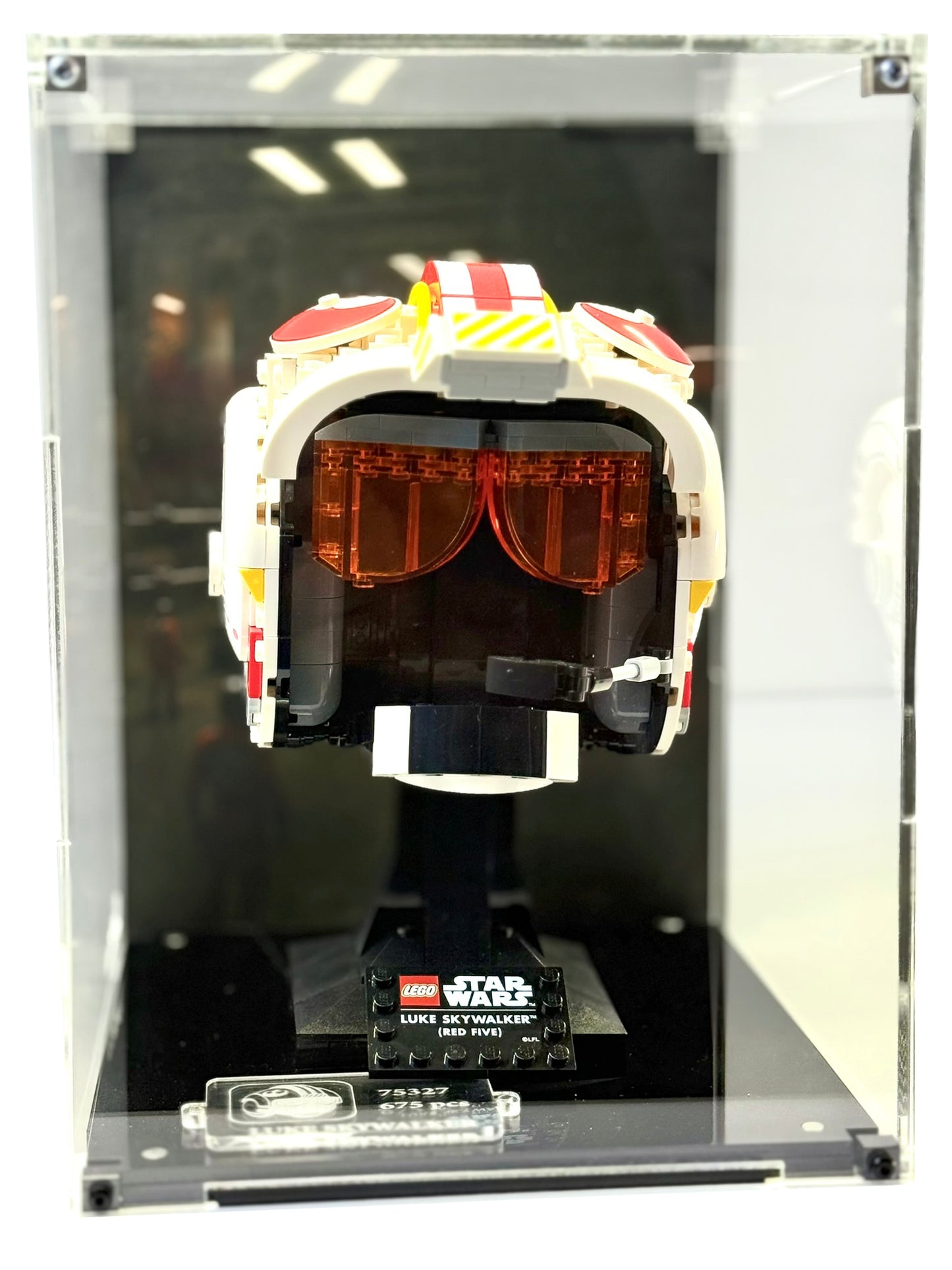 Vitrina para LEGO® Star Wars™ 75327 : Casco de Luke Skywalker™ (Red Five)