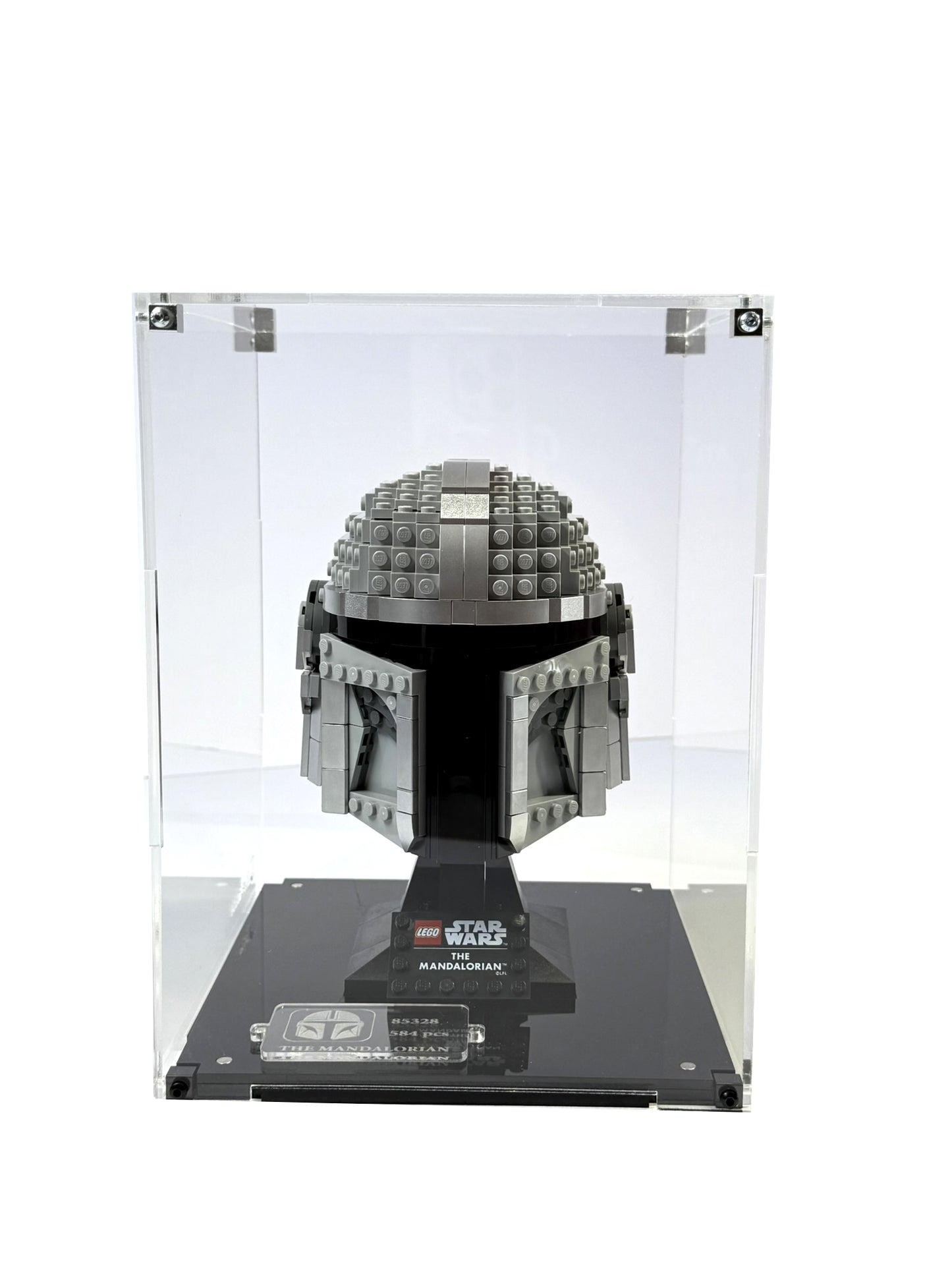 Vitrina para LEGO® Star Wars™ 75328 – Casco del Mandaloriano (The Mandalorian™)