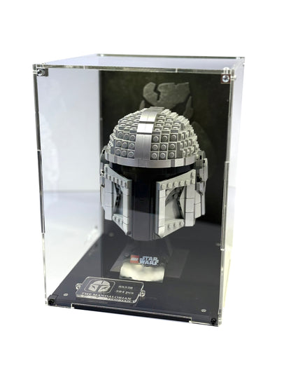 Vitrina para LEGO® Star Wars™ 75328 – Casco del Mandaloriano (The Mandalorian™)