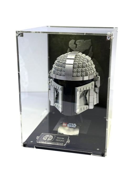 Vitrina para LEGO® Star Wars™ 75328 – Casco del Mandaloriano (The Mandalorian™)
