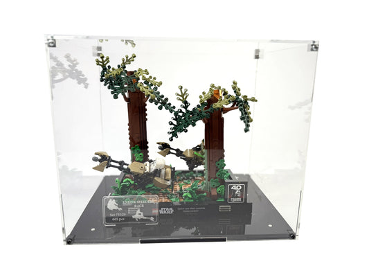 Vitrina para LEGO® Star Wars™ 75353 – Diorama: Duelo de Speeders en Endor™