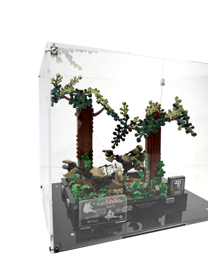 Vitrina para LEGO® Star Wars™ 75353 – Diorama: Duelo de Speeders en Endor™