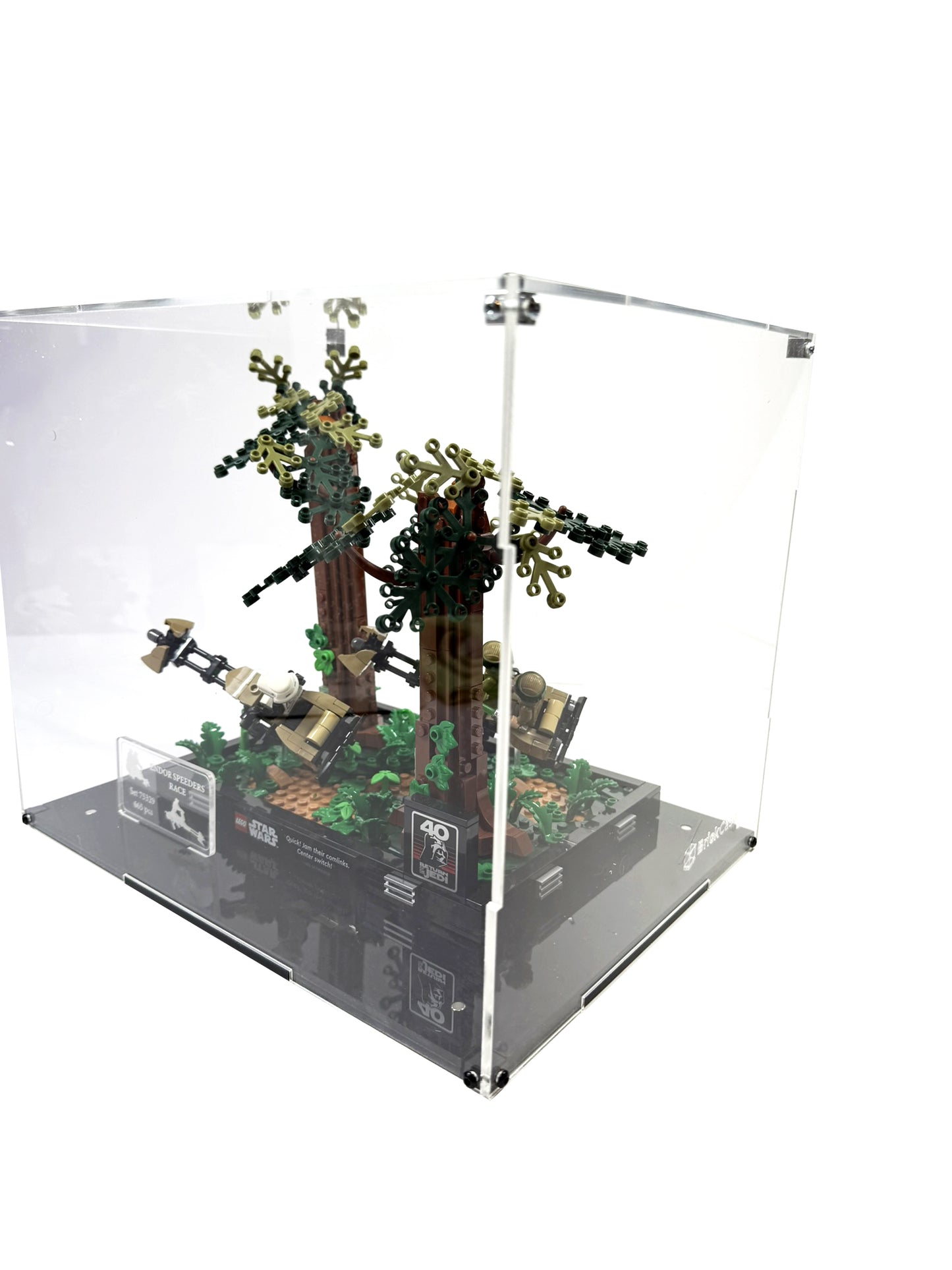 Vitrina para LEGO® Star Wars™ 75353 – Diorama: Duelo de Speeders en Endor™