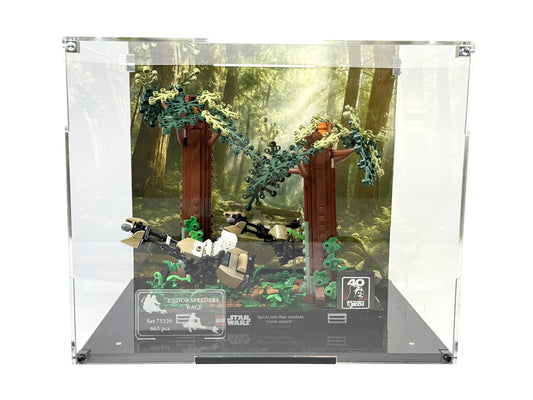 Vitrina para LEGO® Star Wars™ 75353 – Diorama: Duelo de Speeders en Endor™