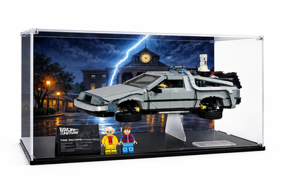 Vitrina para LEGO® Icons  10300 – Máquina del Tiempo de Regreso al Futuro