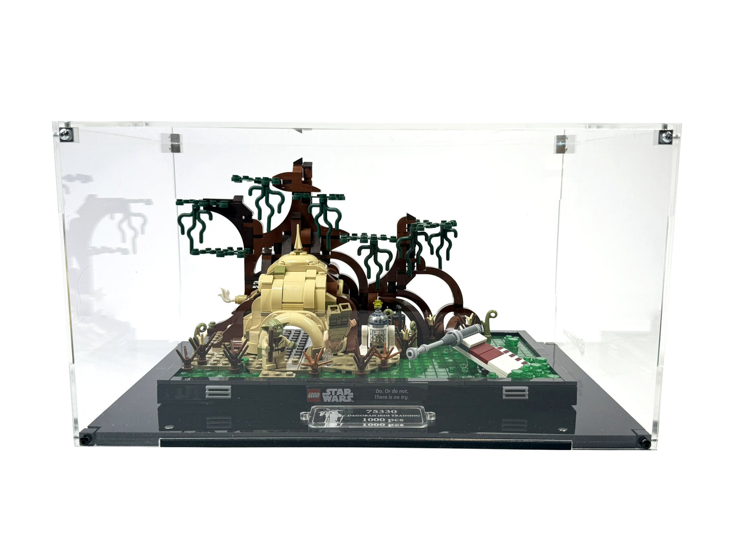 Vitrina para LEGO® Star Wars™ 75330 – Diorama: Entrenamiento Jedi™ en Dagobah™