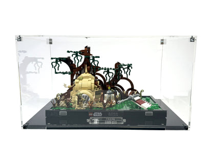 Vitrina para LEGO® Star Wars™ 75330 – Diorama: Entrenamiento Jedi™ en Dagobah™