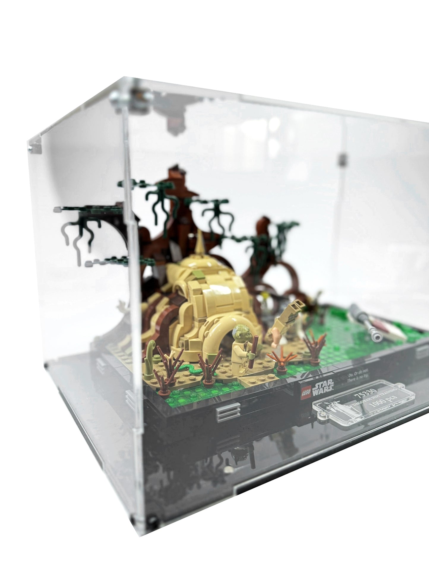 Vitrina para LEGO® Star Wars™ 75330 – Diorama: Entrenamiento Jedi™ en Dagobah™