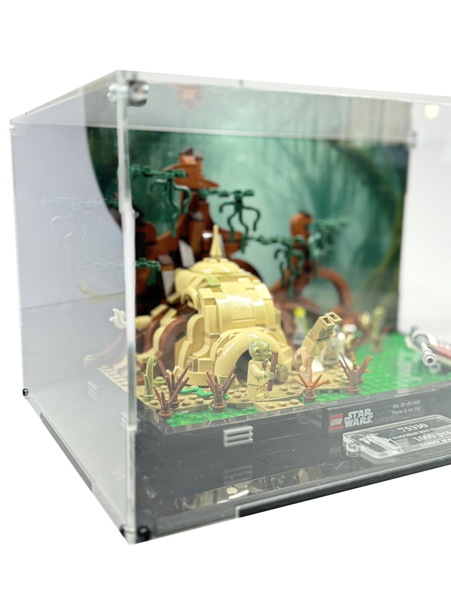 Vitrina para LEGO® Star Wars™ 75330 – Diorama: Entrenamiento Jedi™ en Dagobah™