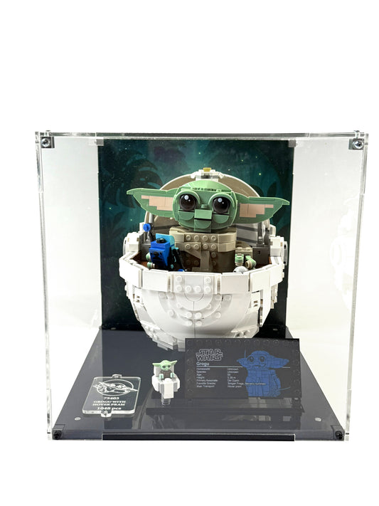 Vitrina LEGO® Star Wars™ 75403 – Grogu™ con Aerocuna