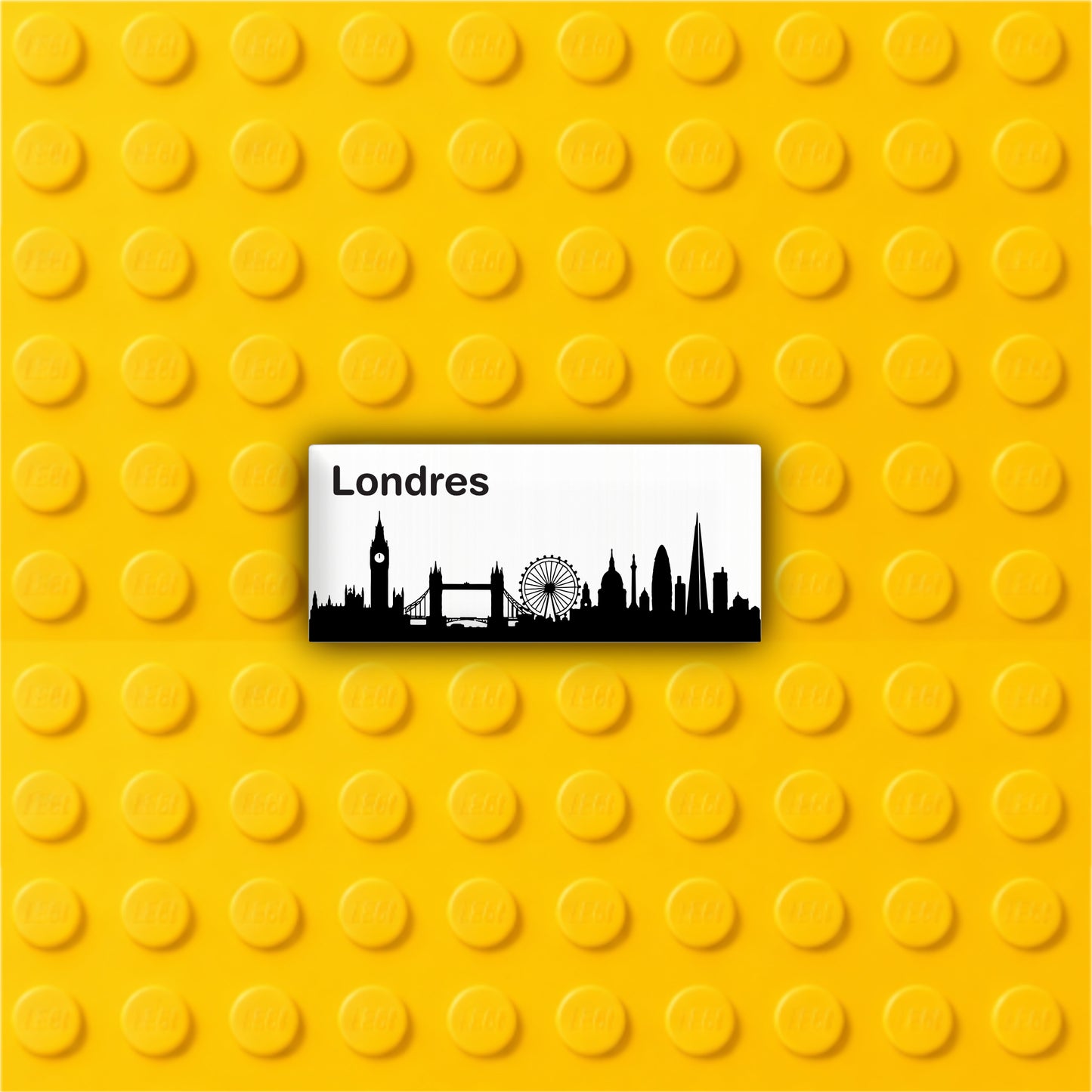 BrickCase Skyline Tiles – Ciudades del Mundo (Tile LEGO® 2x4 Personalizado)
