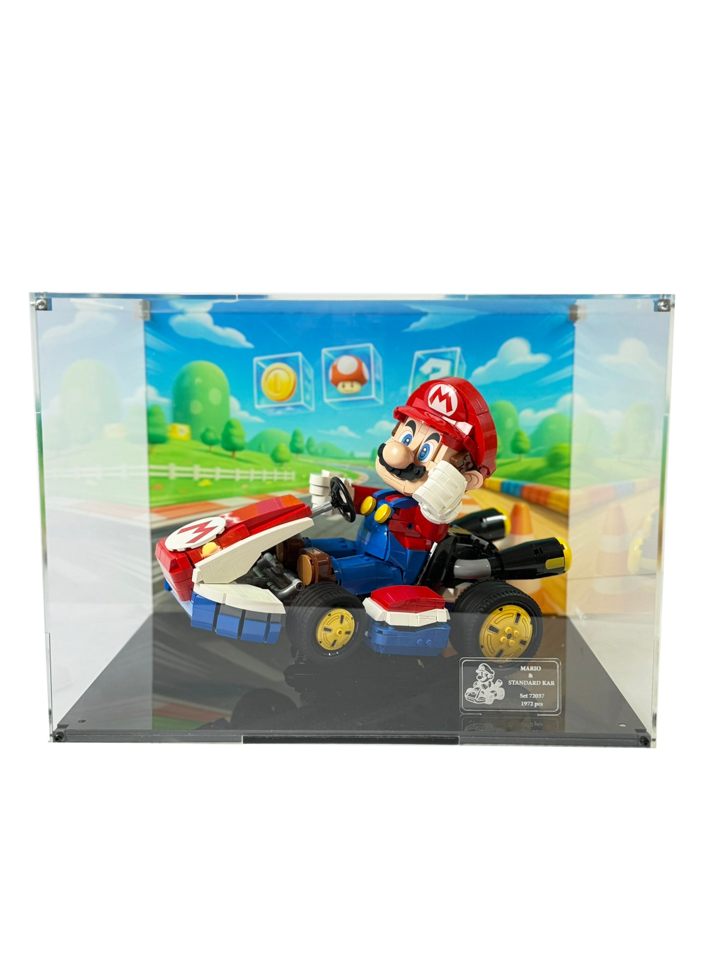 Vitrina para LEGO® Super Mario™ Mario Kart™ 72037 – Mario y Kart estándar