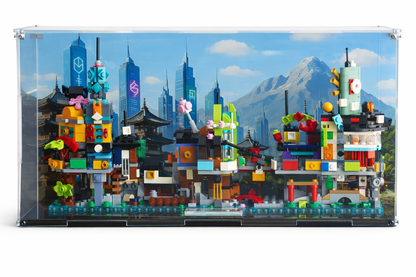 Vitrina para LEGO® NINJAGO® Micro City – Sets 40703 + 40704 + 40705 + 40706