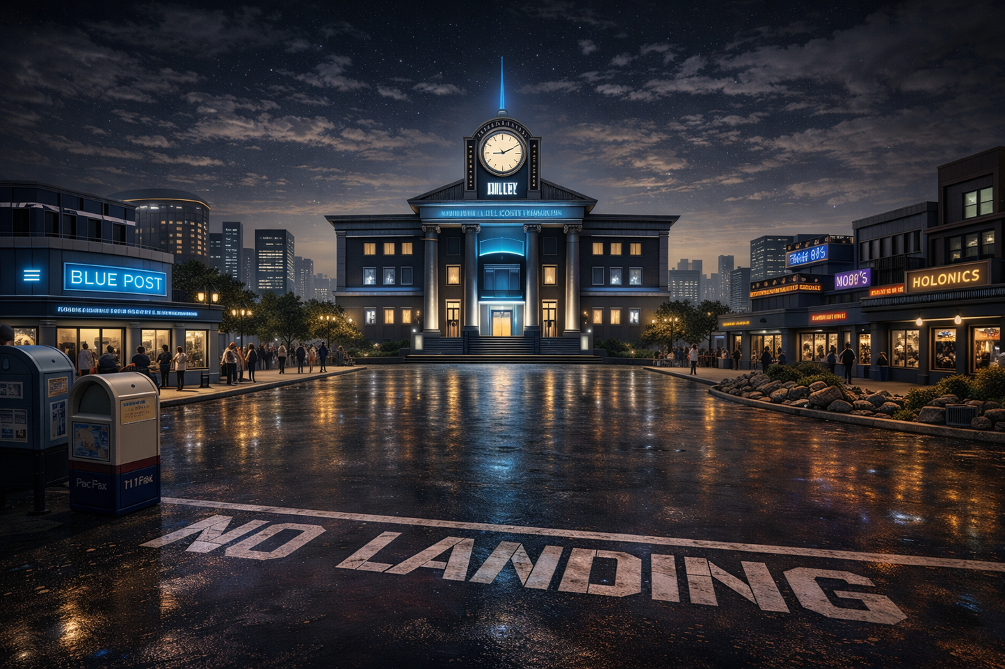 Vitrina para LEGO® Icons  10300 – Máquina del Tiempo de Regreso al Futuro