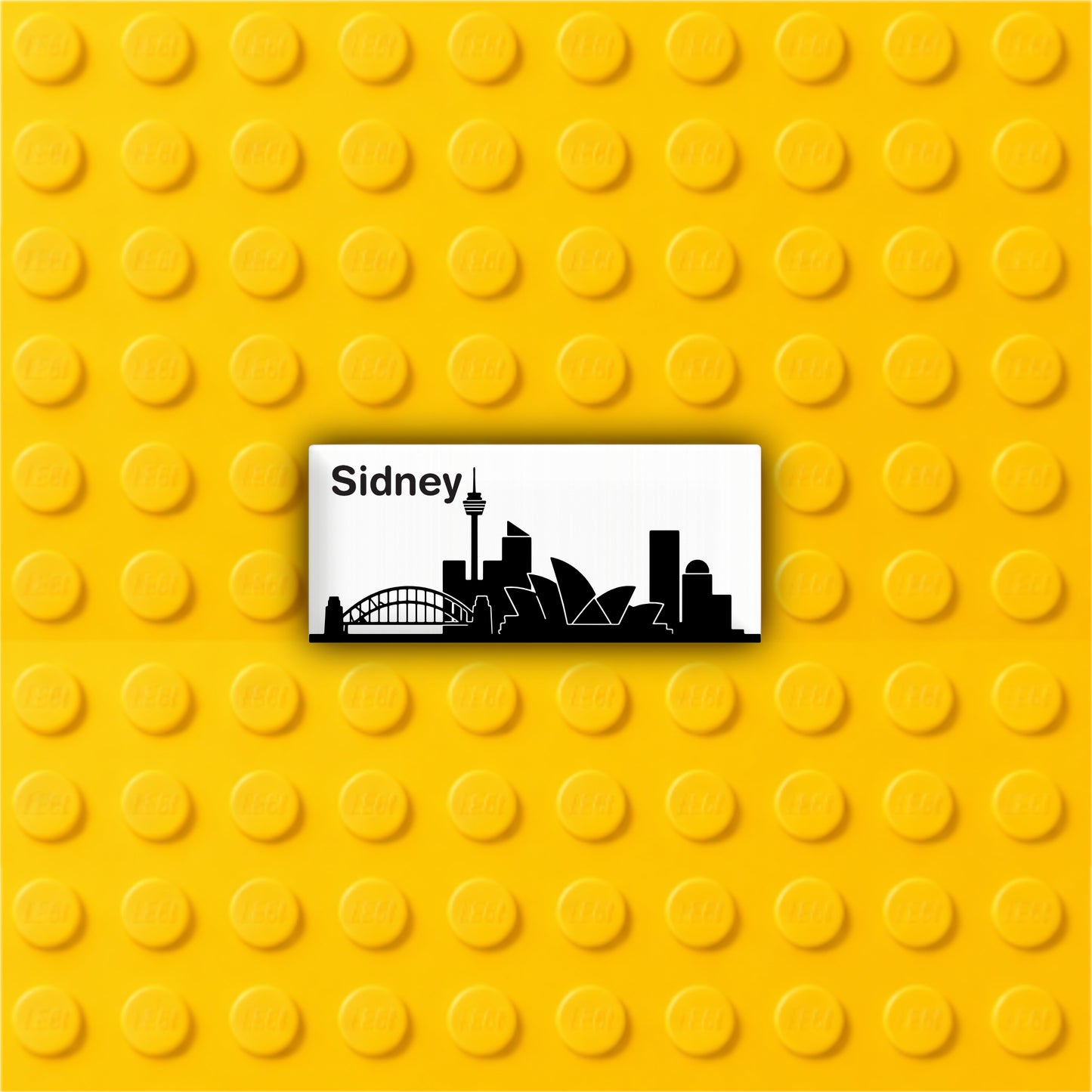 BrickCase Skyline Tiles – Ciudades del Mundo (Tile LEGO® 2x4 Personalizado)