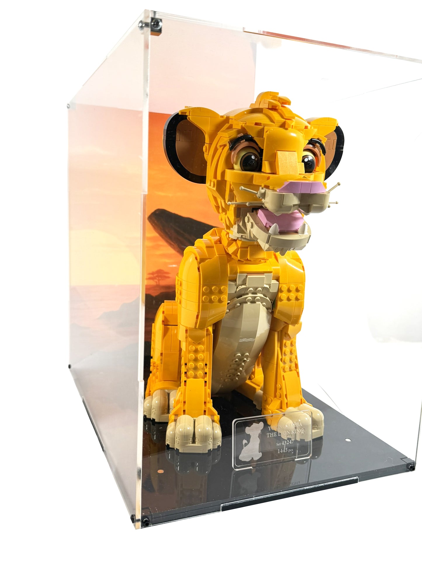 Vitrina para LEGO® Disney™ 43247 – El Rey León™: Simba Joven