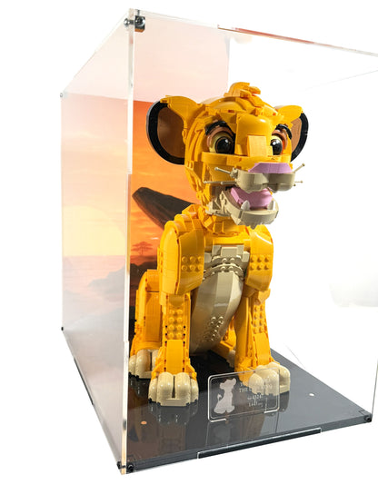 Vitrina para LEGO® Disney™ 43247 – El Rey León™: Simba Joven
