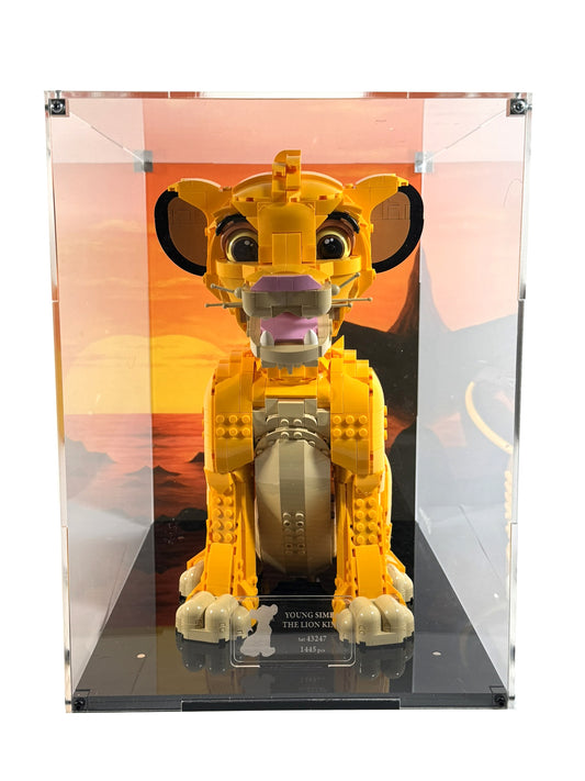Vitrina para LEGO® Disney™ 43247 – El Rey León™: Simba Joven