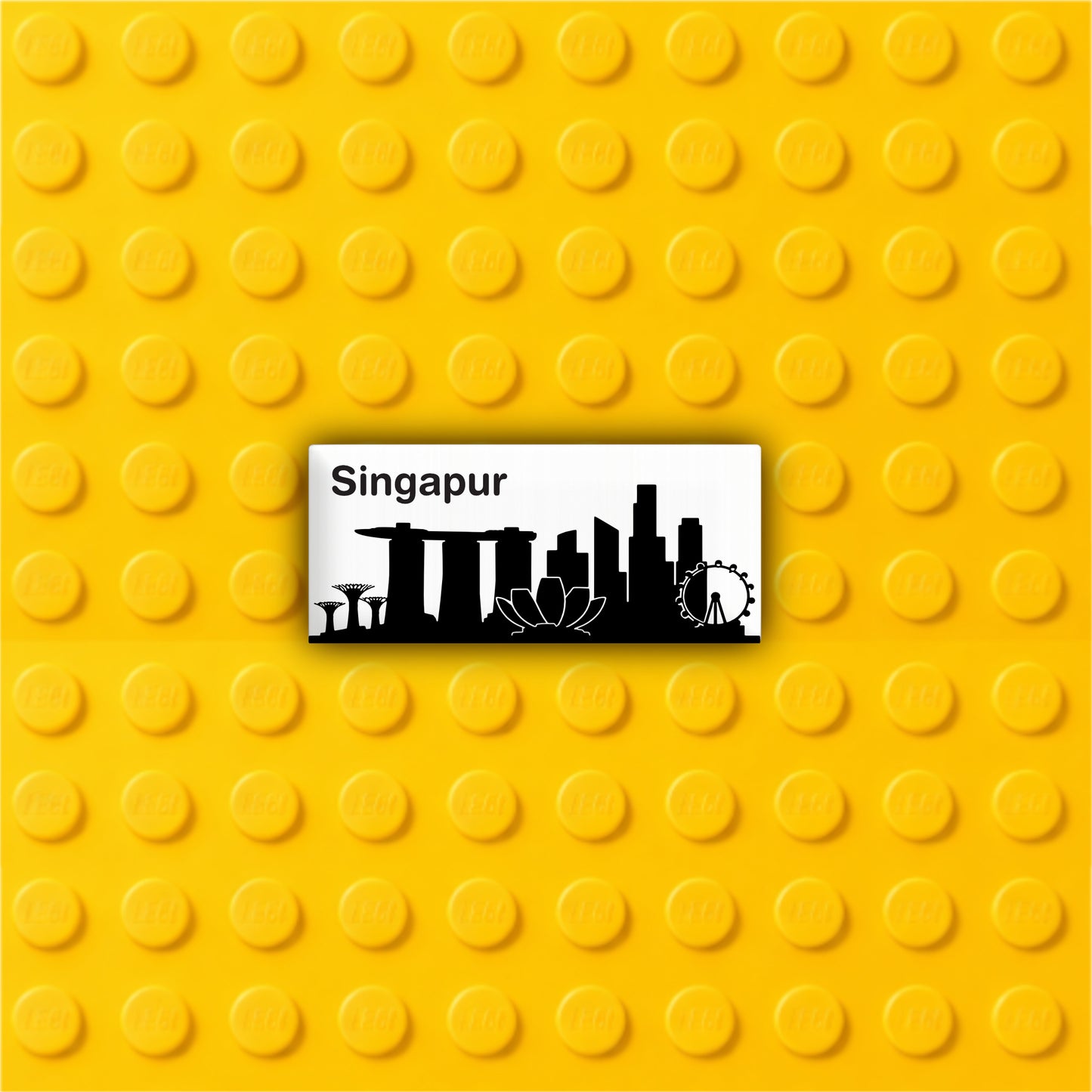 BrickCase Skyline Tiles – Ciudades del Mundo (Tile LEGO® 2x4 Personalizado)