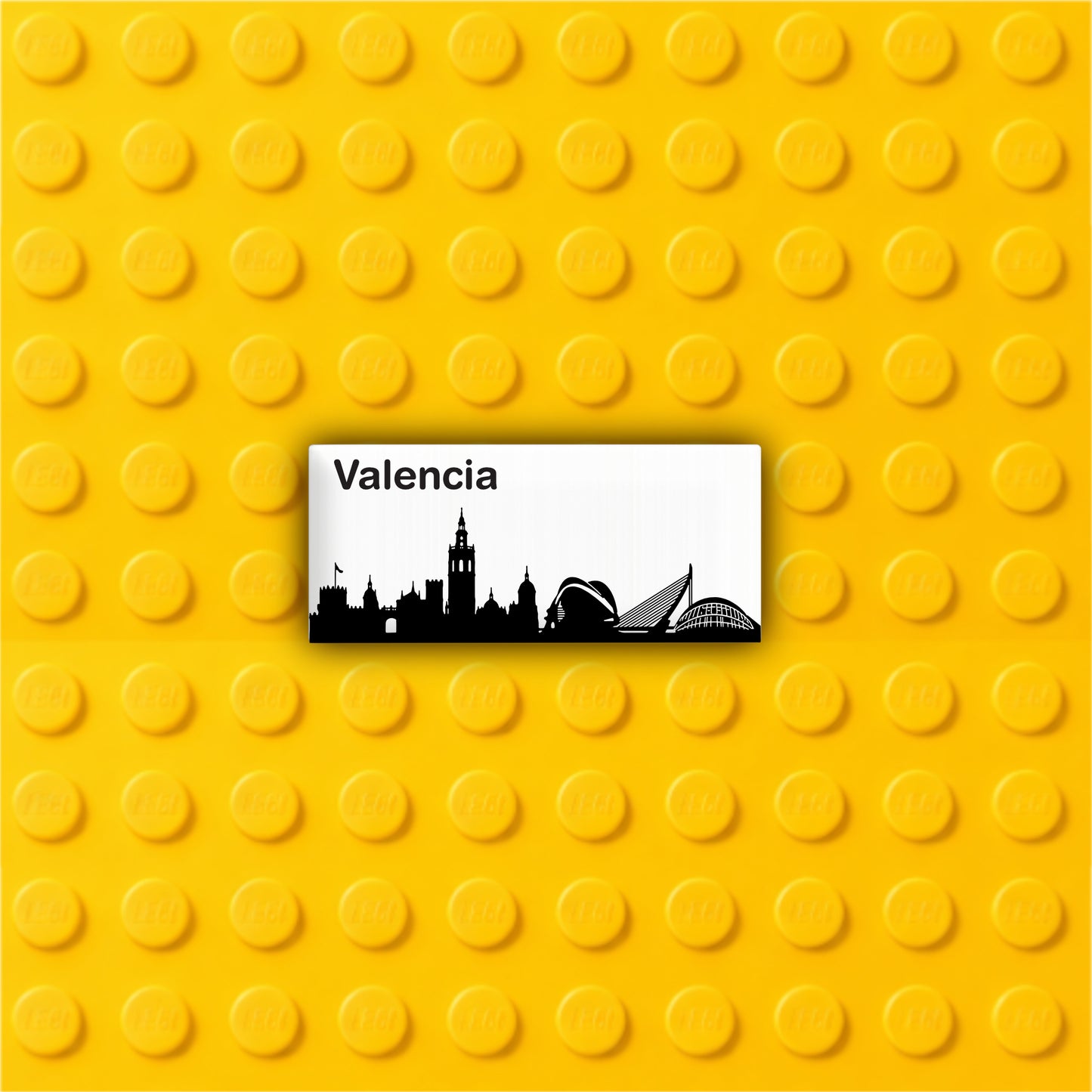 BrickCase Skyline Tiles – Ciudades del Mundo (Tile LEGO® 2x4 Personalizado)