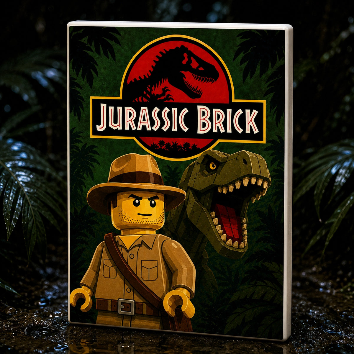 Jurassic Brick - Tile LEGO® 2x3 personalizada