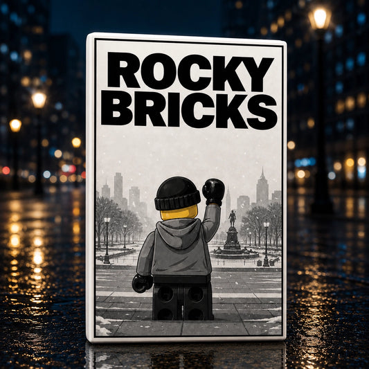 Rocky Bricks - Versión 1 - Tile LEGO® 2x3 personalizada